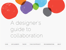 Tablet Screenshot of designingcollaboration.com